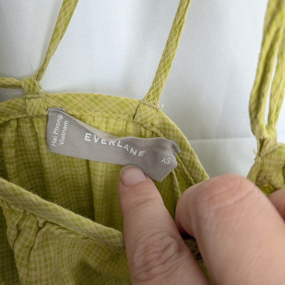 Everlane Billow Tiered Maxi Dress Size XS Oversized - Picture 3 of 6